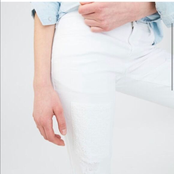 Aeropostale Straight Ankle Distressed Jeans Sz 0 - Picture 2 of 12